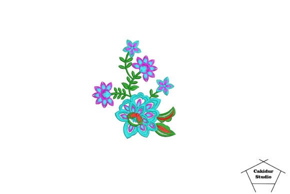 Cyan Petals Flowers: A Holiday Embroidery Review