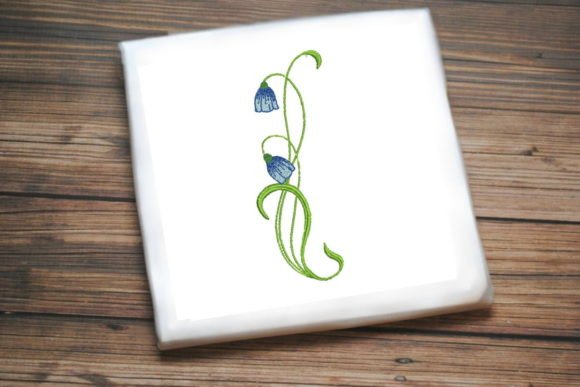 Elegant Blue Flowers: A Designer’s Review for Business Merch