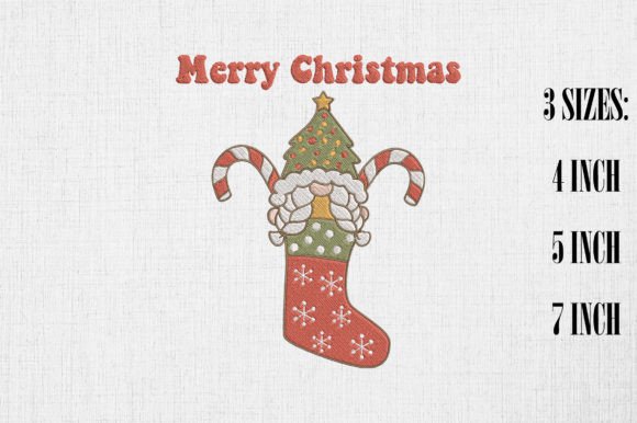 Merry Christmas Gnome in Xmas Sock Review