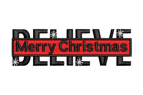 Review: Believe Merry Christmas Design