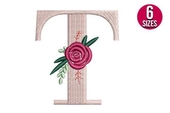 Review: Floral Alphabet T Letter for Boutique Apparel