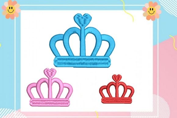 Review: King Crown with Heart Embroidery Design