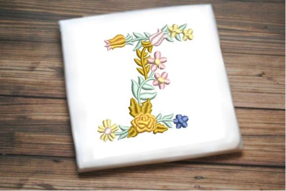 Review: Letter I in Beautiful Flower Design