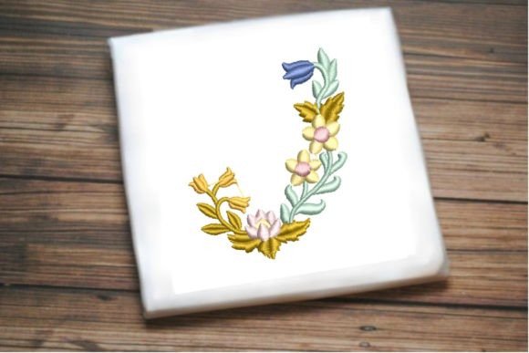 Review: Letter J in Beautiful Flower Embroidery
