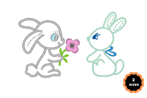 Review: Two Pretty Rabbits Embroidery Design